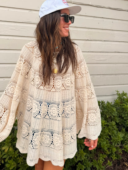 Crochet Cape Dress