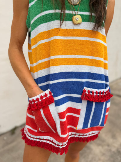 Vintage Stripe Towel Dress Primary