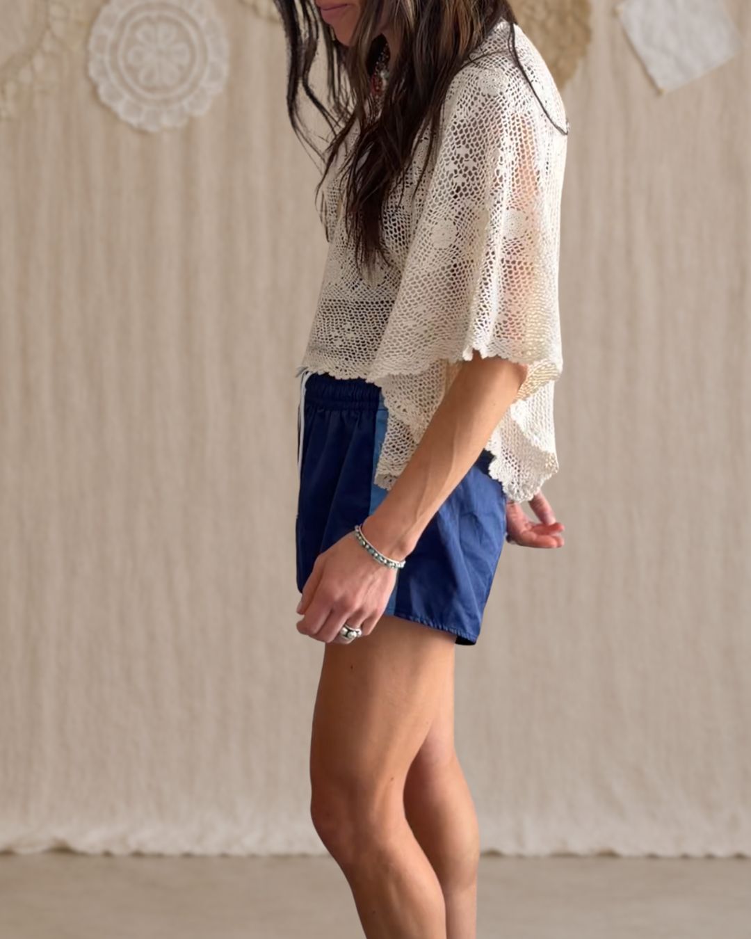 Crochet Flutter Sleeve Top
