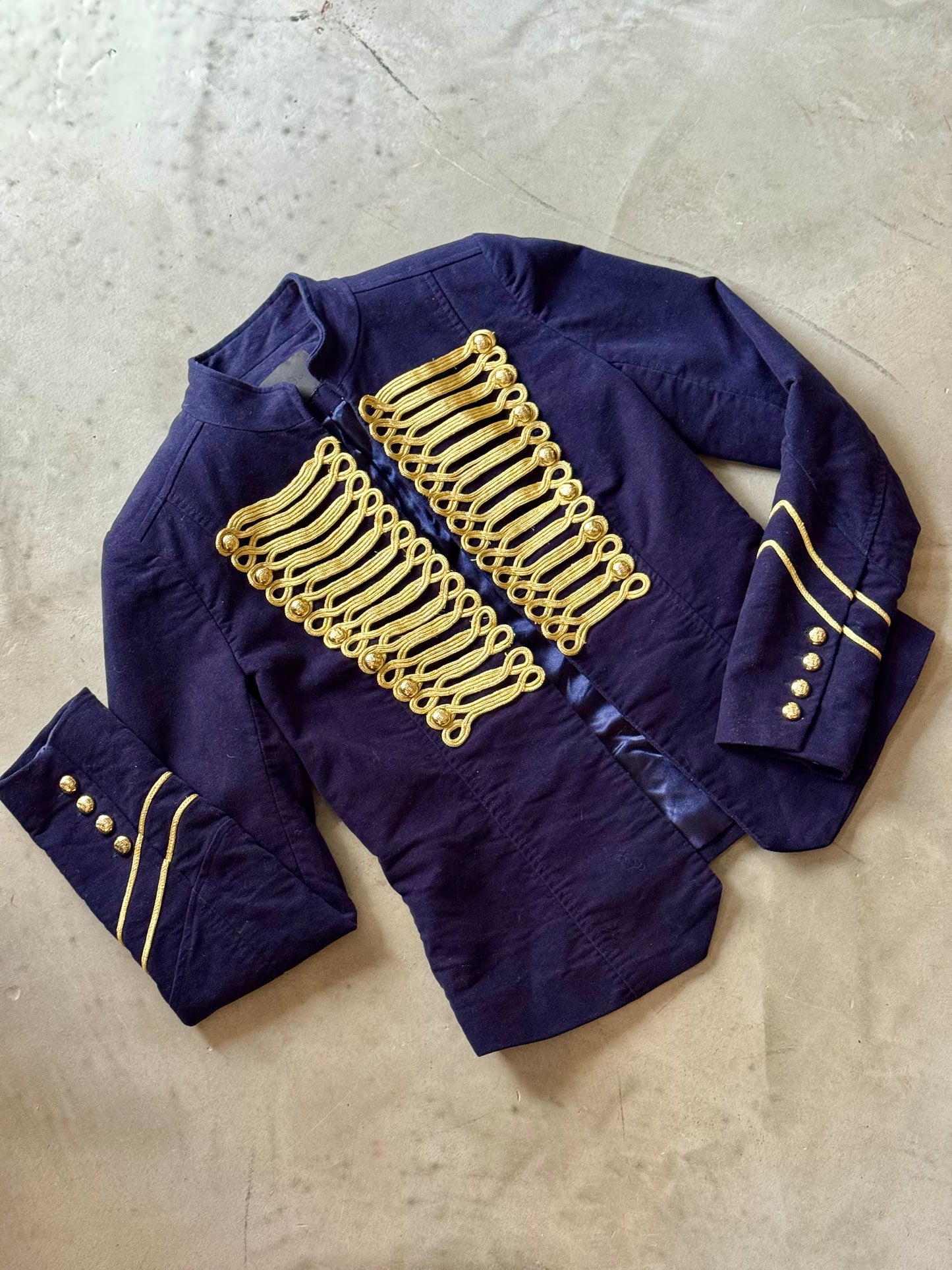 Navy and Gold Nutcracker Jacket