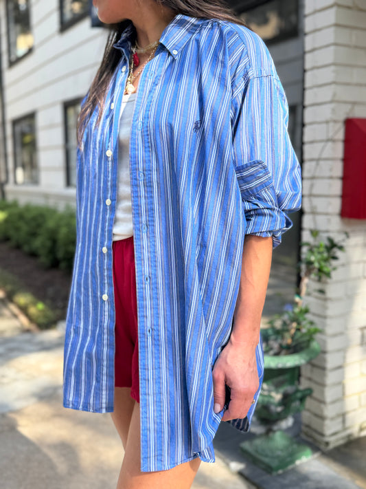 Ralph Lauren Blue Stripe Shirt