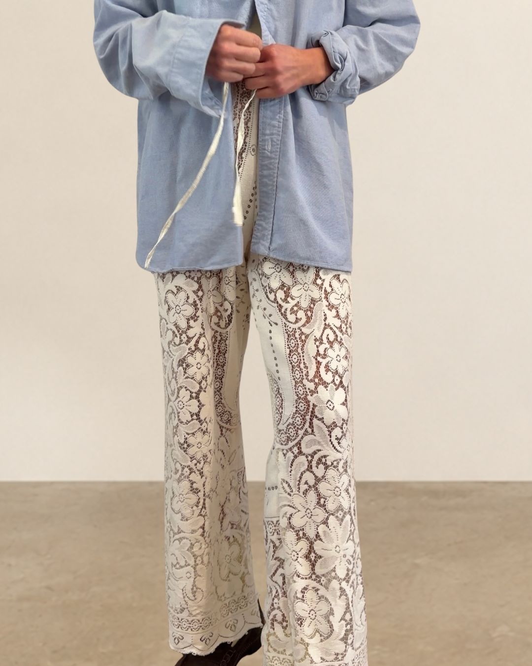 Lace Drawstring Pants