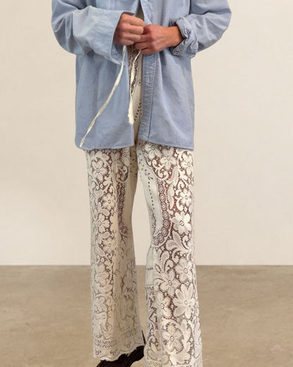 Lace Drawstring Pants