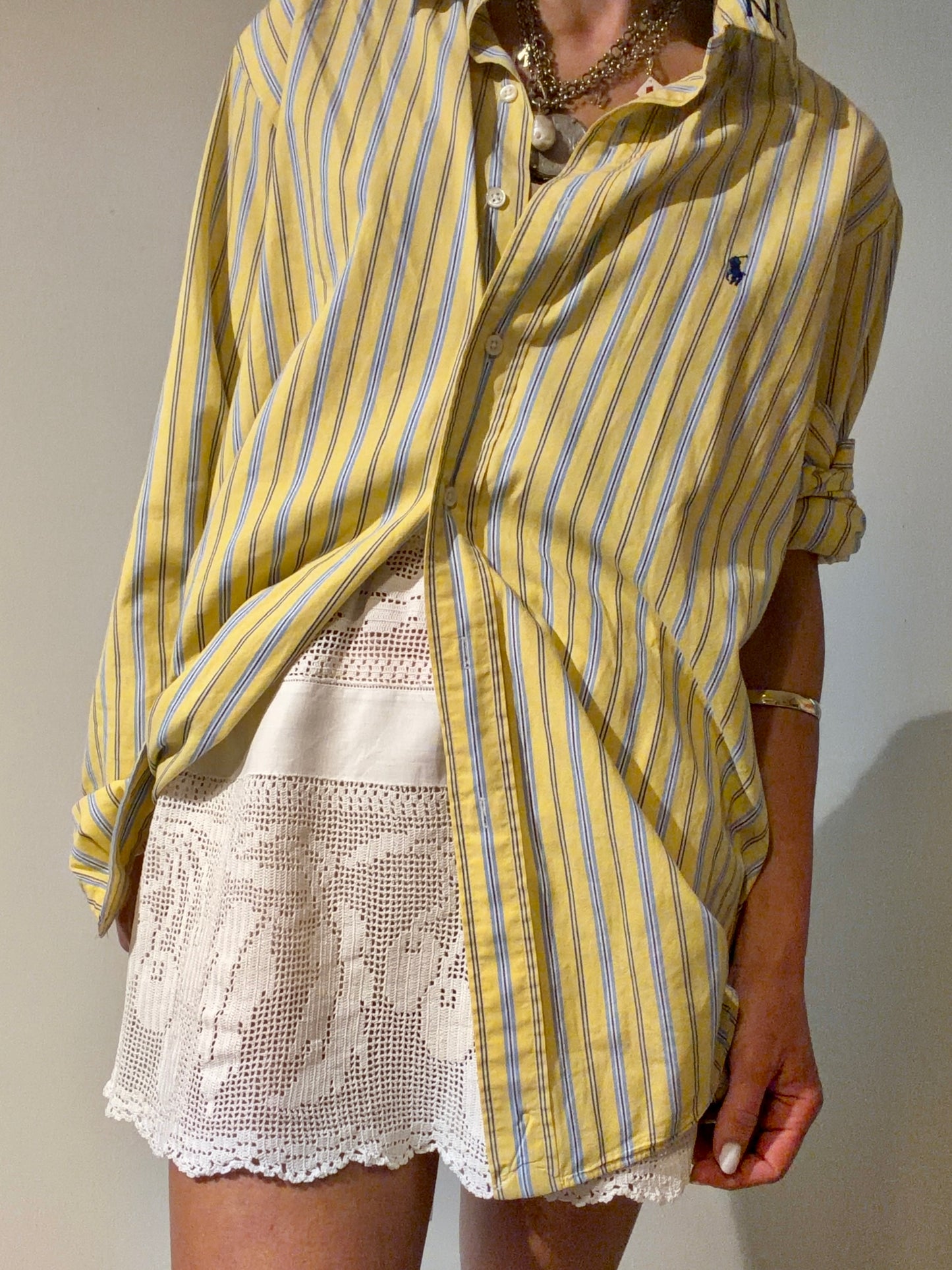 Linen and Crochet Mini