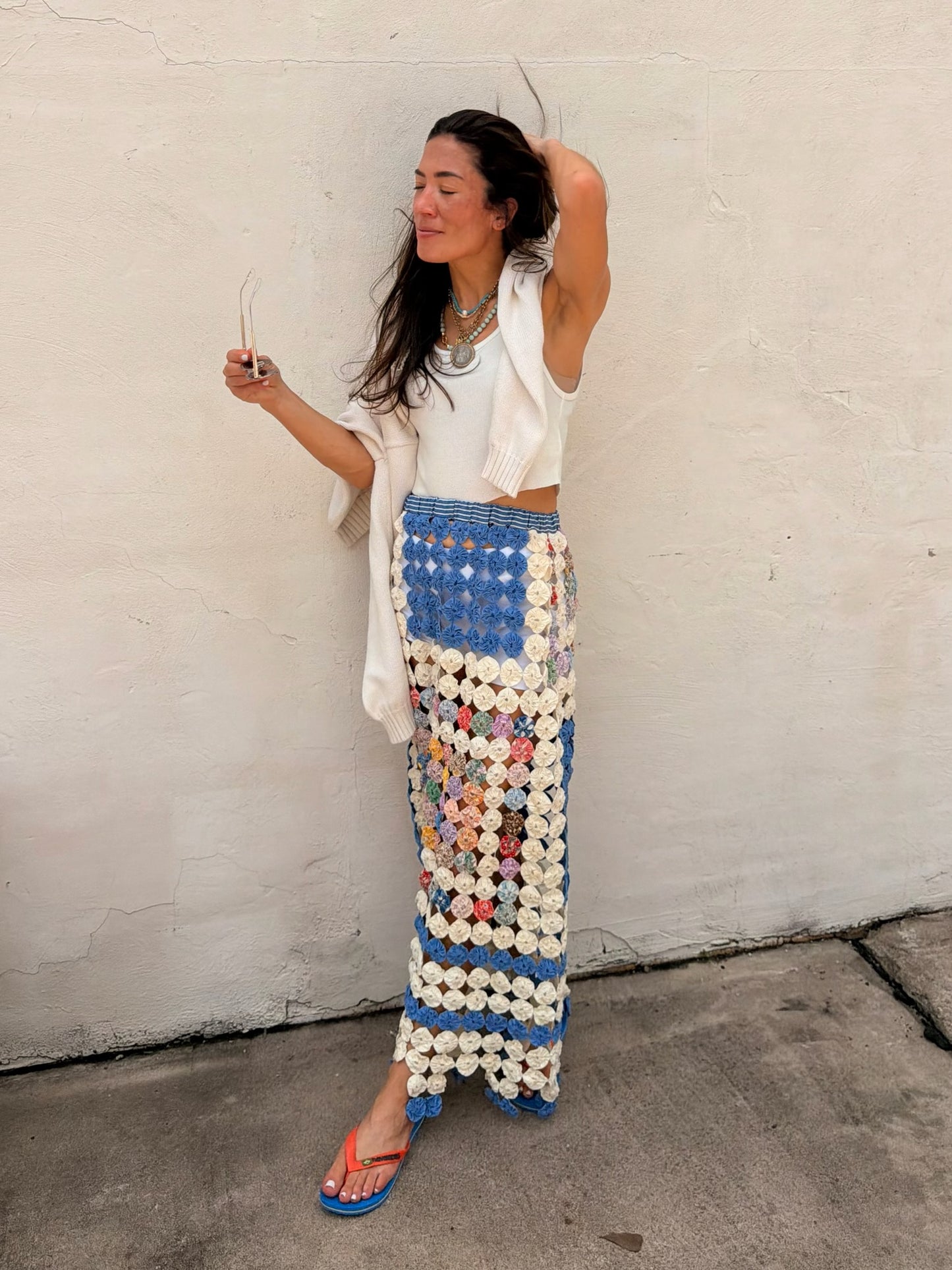 Yoyo Maxi Skirt in Bomb-pop