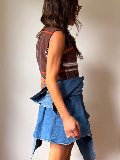 Guatemalan Mini Dress Brown
