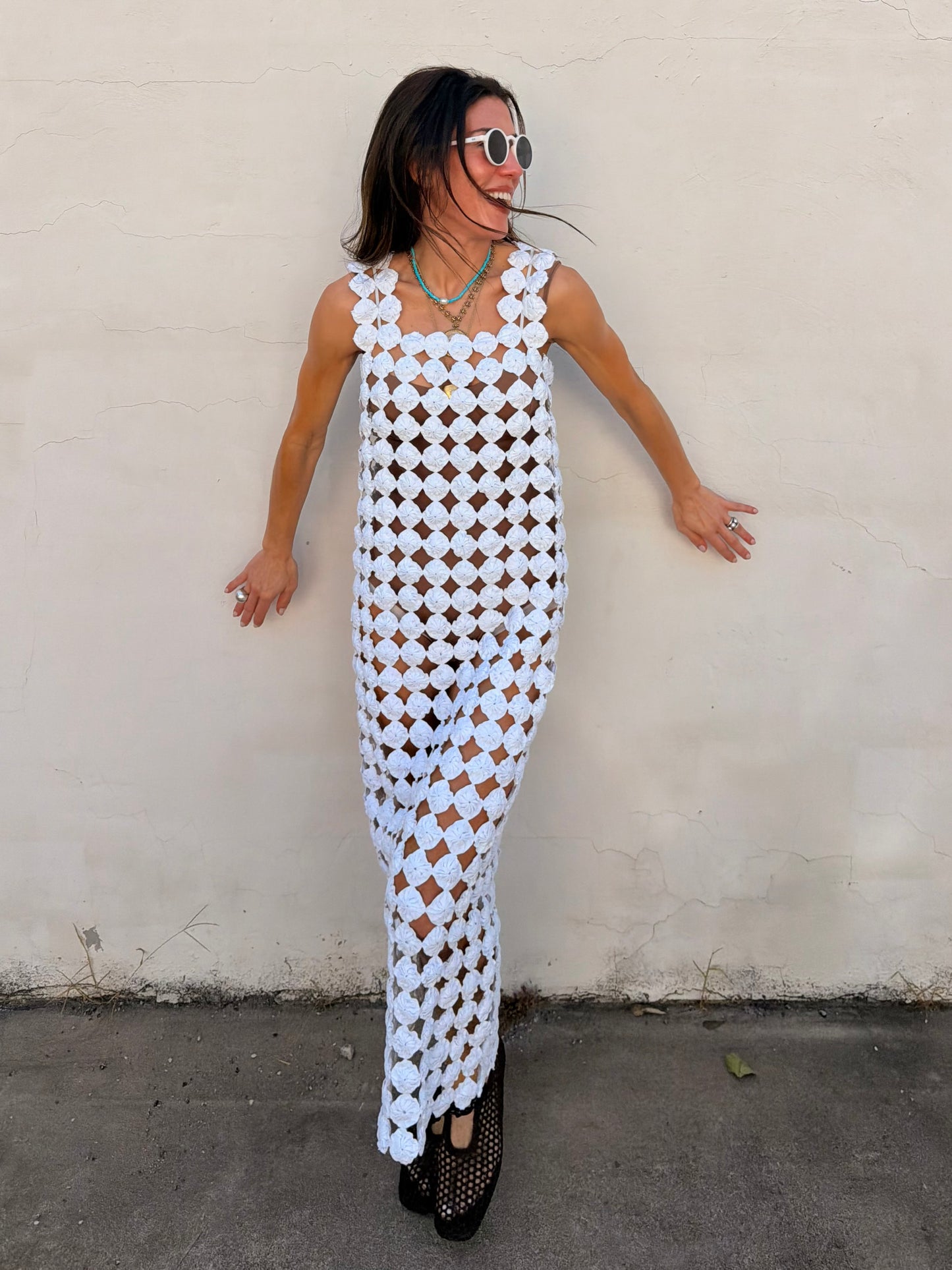 Yoyo Maxi Dress White