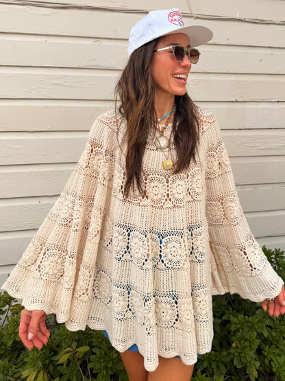 Crochet Cape Dress