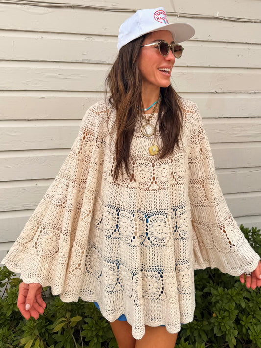 Crochet Cape Dress