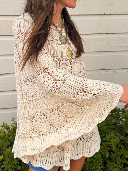 Crochet Cape Dress