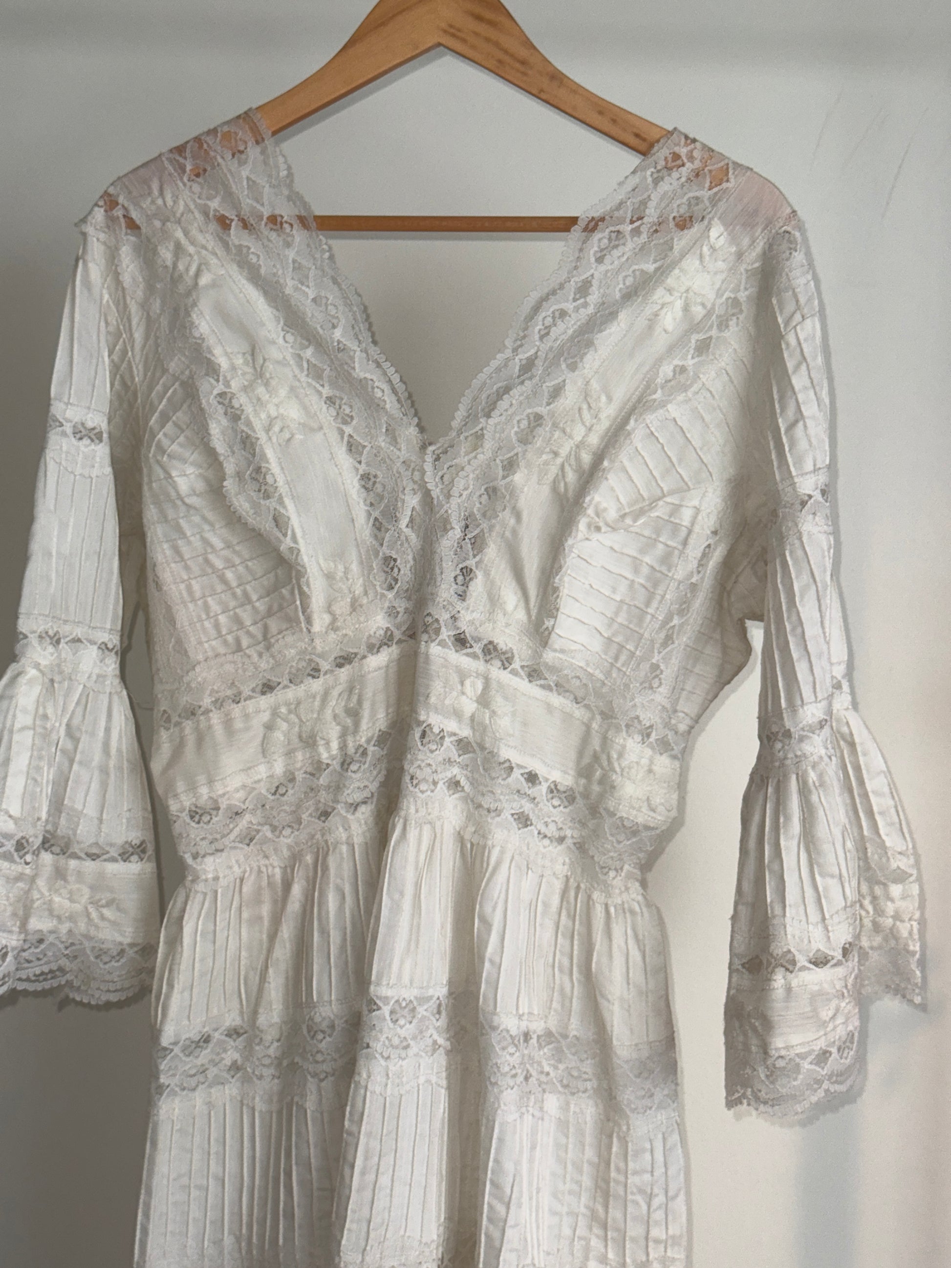 Mexican 70s Wedding Dress – NL Vintage