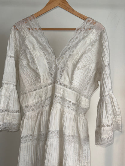 Mexican 70s Wedding Dress