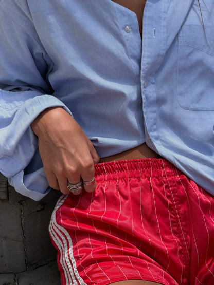 White Collar Light Blue Shirt