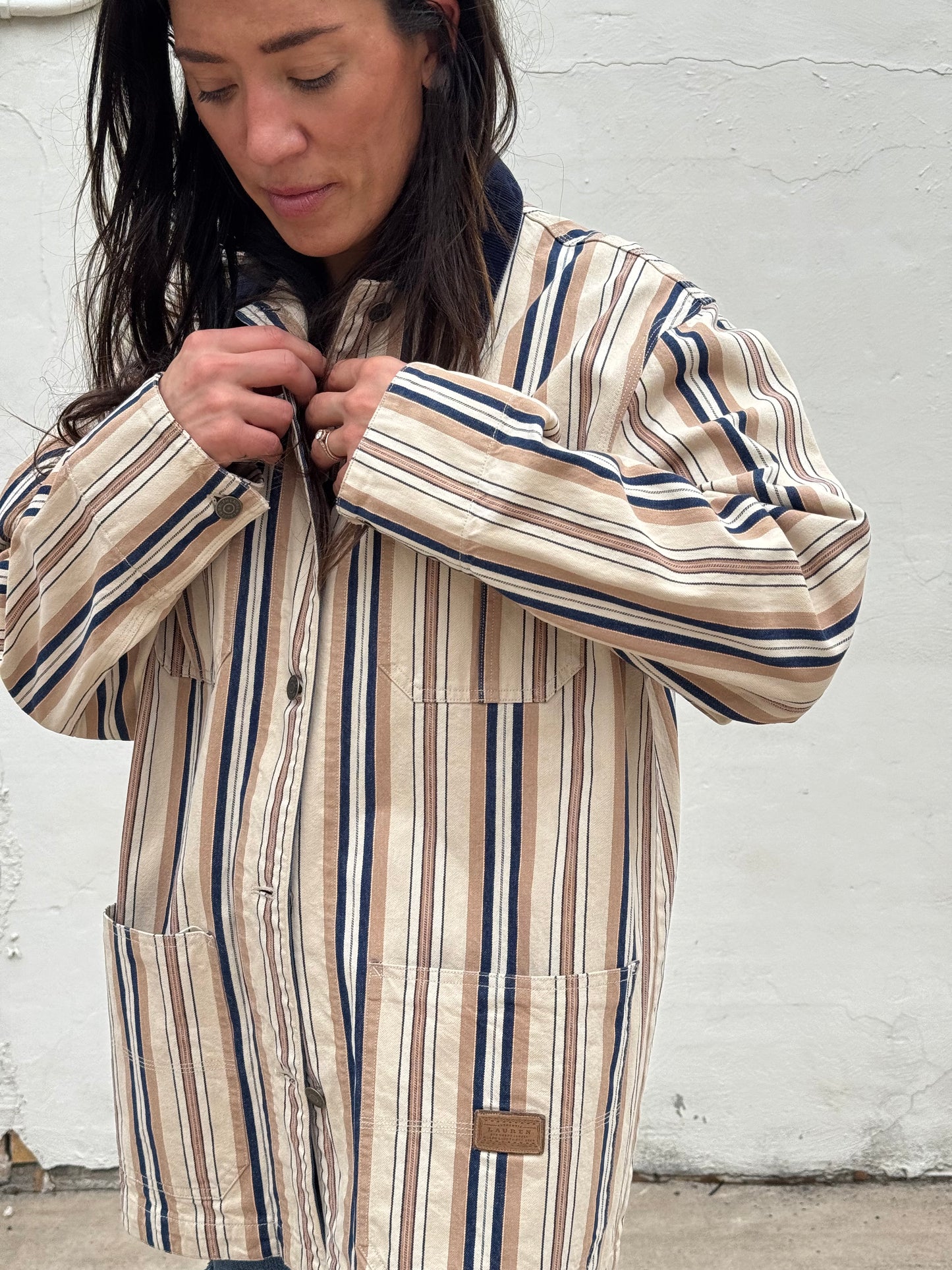 Ralph Lauren Stripe Barn Jacket