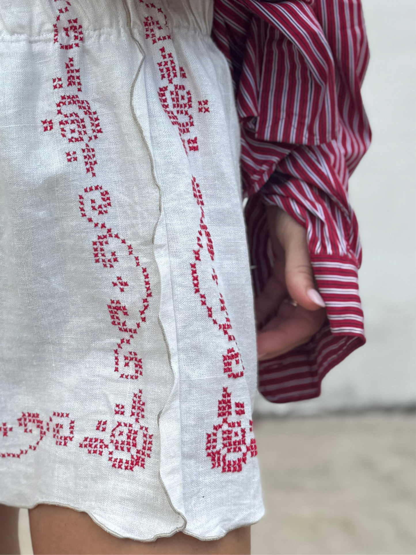 Cross-stitch Mini Skirt