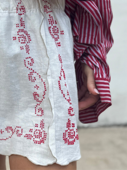 Cross-stitch Mini Skirt