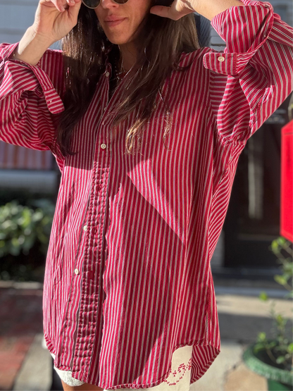 Ralph Lauren Red Stripe Shirt