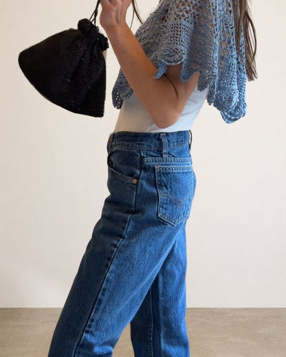 Denim Blue Capelet