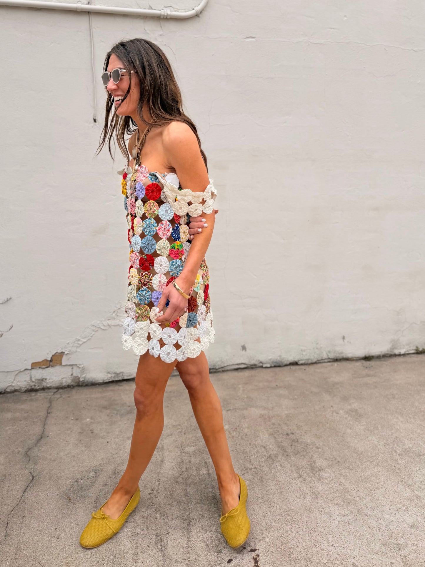 Yoyo Mini Dress Just Peachy