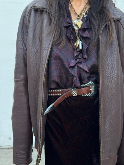 Silk Paisley Blouse Ralph