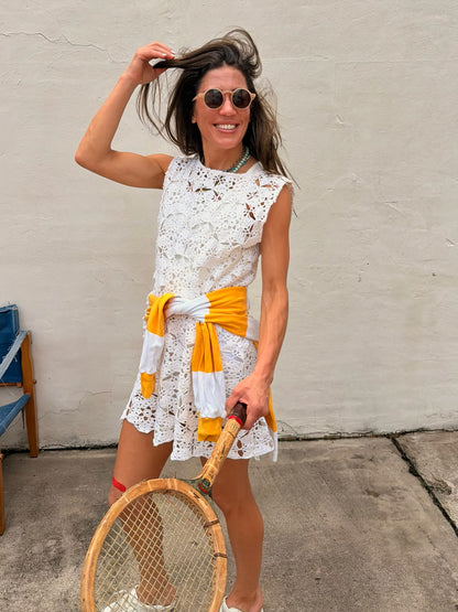 Crochet Mini Dress
