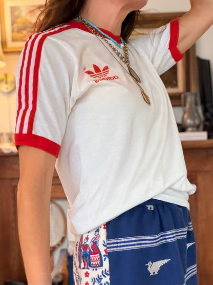 Vtg Adidas Single Stitch Tee
