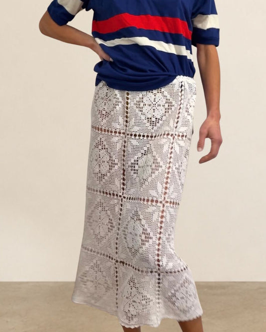 Crochet Square Midi Skirt