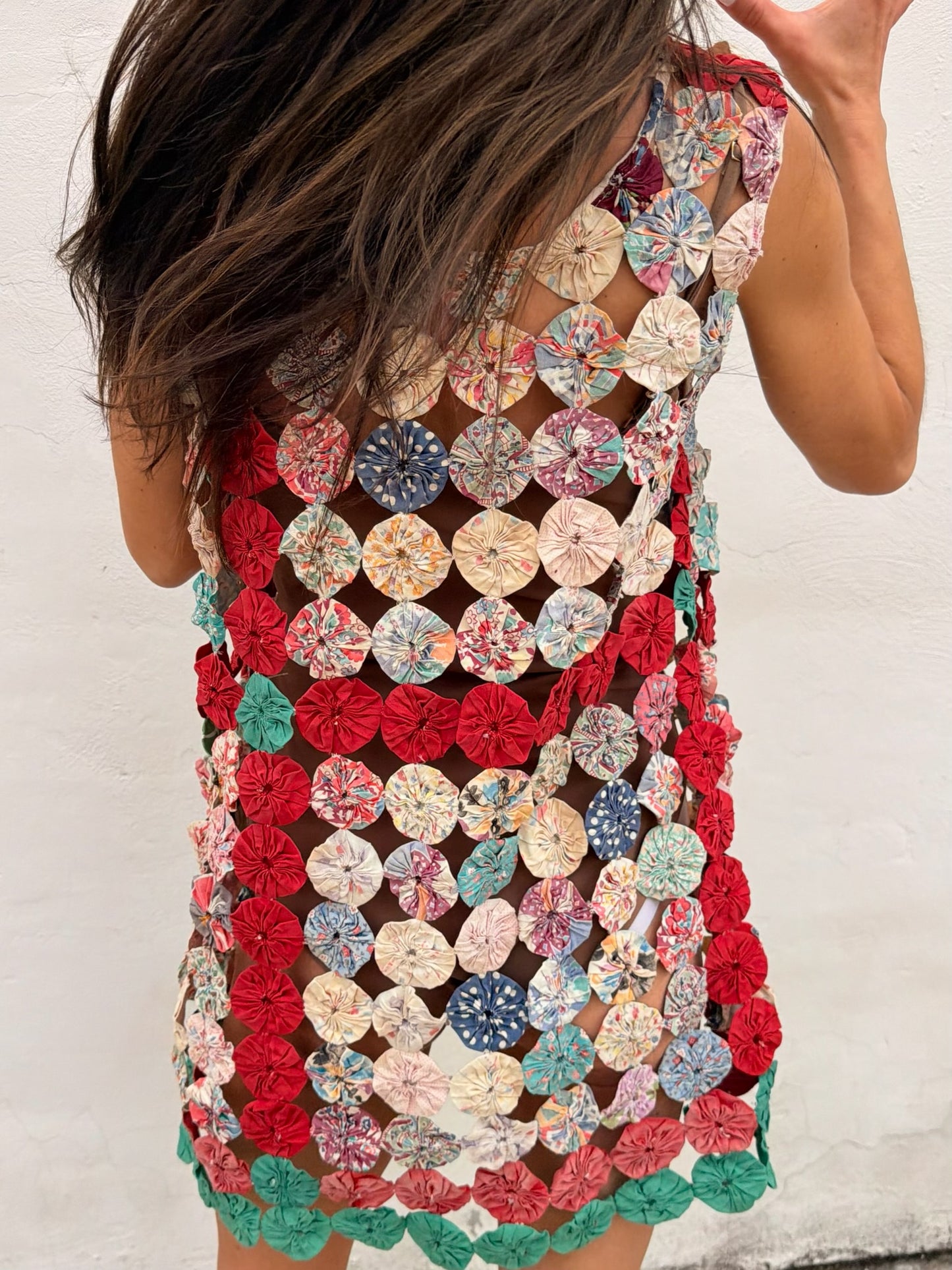 Yo-yo Mini Dress in Fiesta