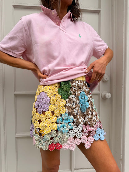 Yo-yo Mini Skirt in Flowerbomb