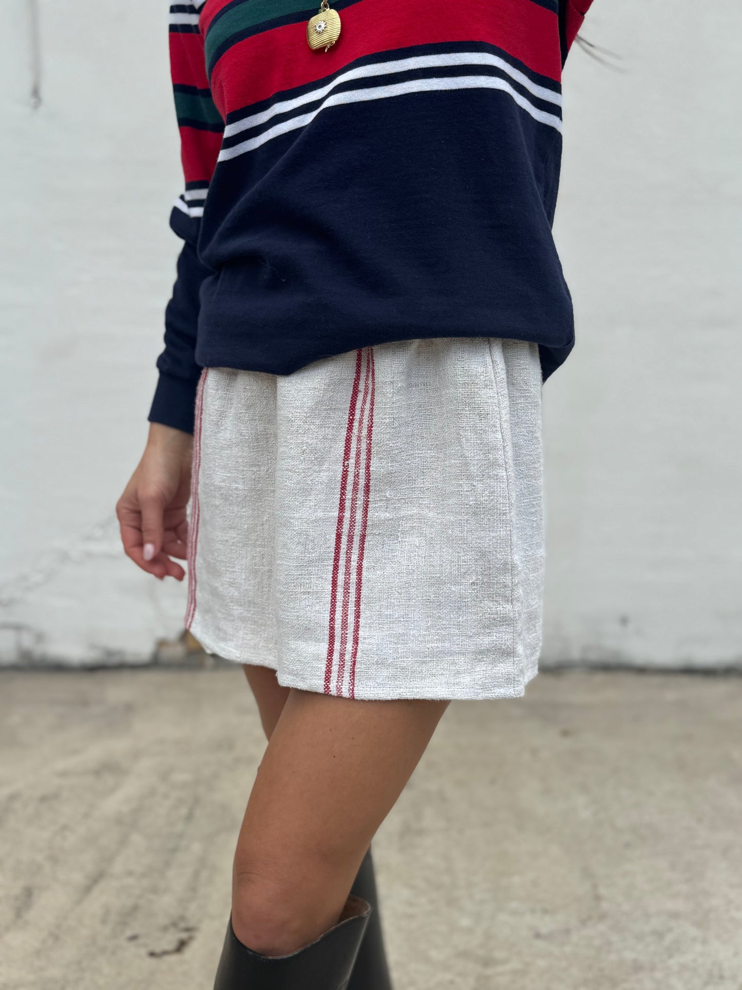 French Grainsack Mini Skirt