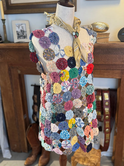 Yo-yo Boxy Mini Dress Multi