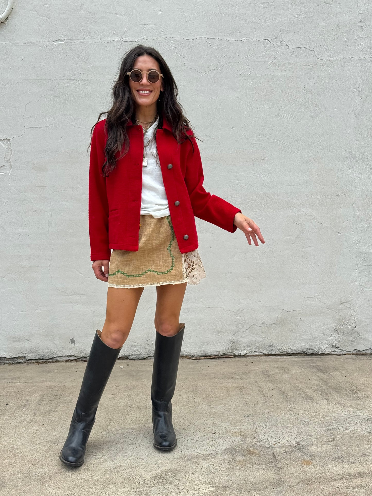 Hungarian Cross Stitched Mini