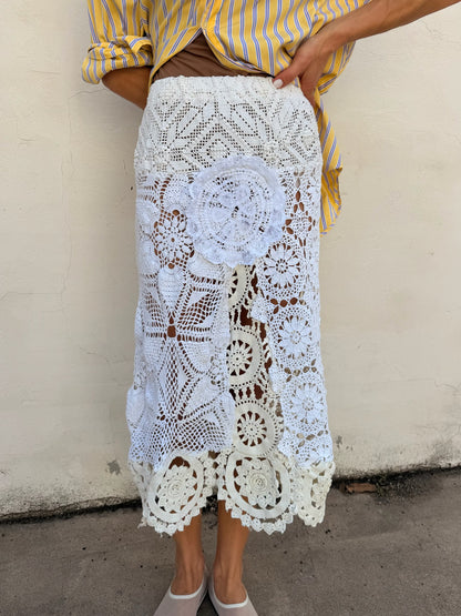 Mixed Crochet Skirt