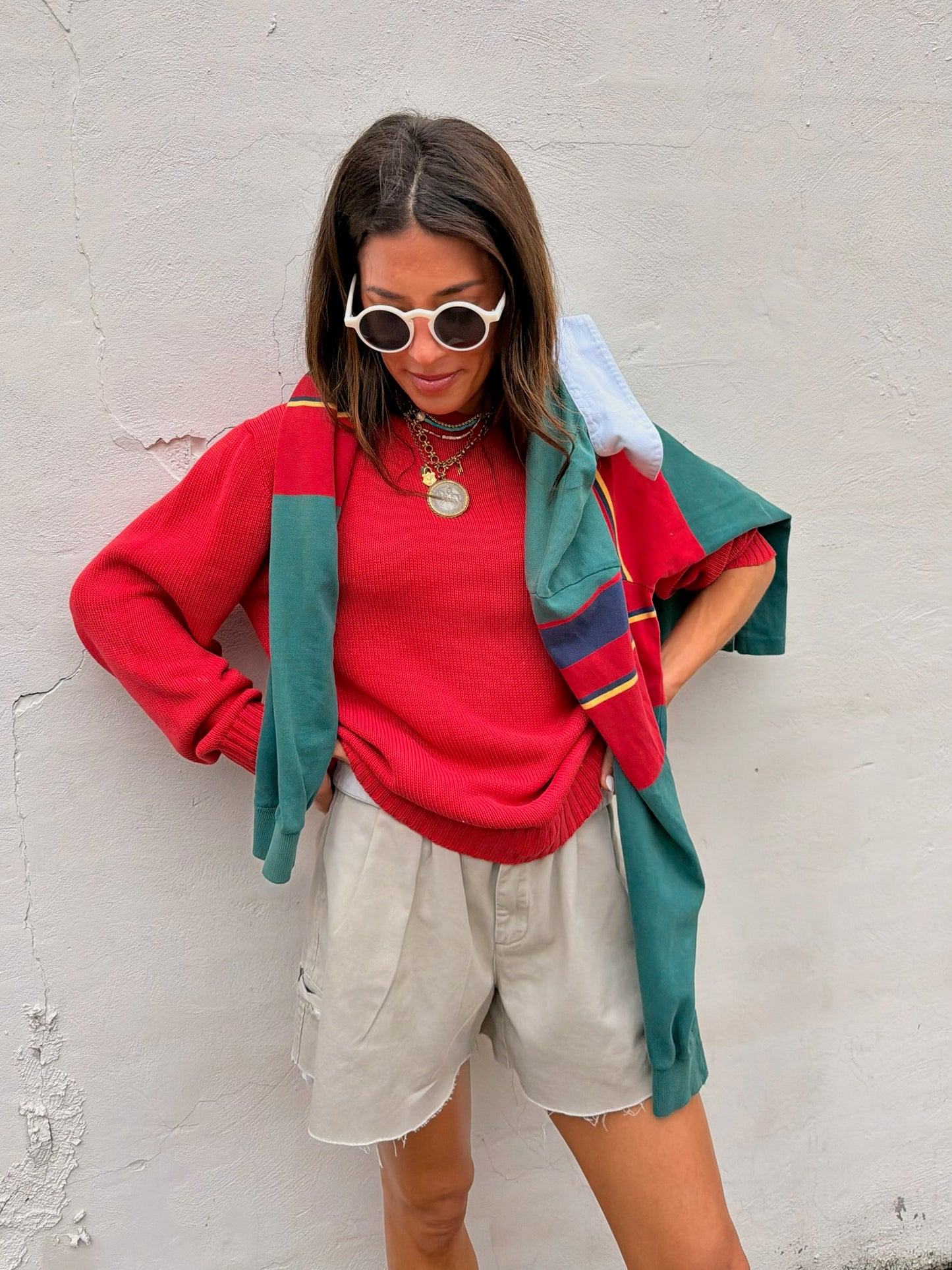 Pleated Camp Shorts