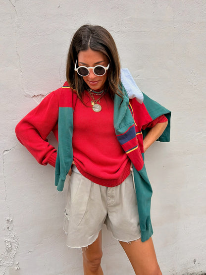 Pleated Camp Shorts