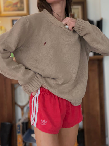 RL Cotton Crew Tan