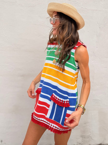 Vintage Stripe Towel Dress Primary