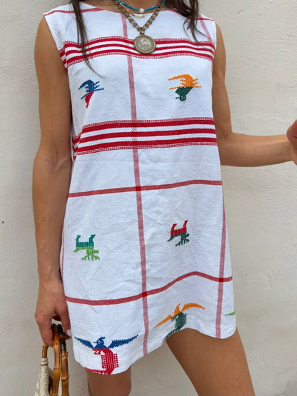 Guatemalan Textile Mini Dress