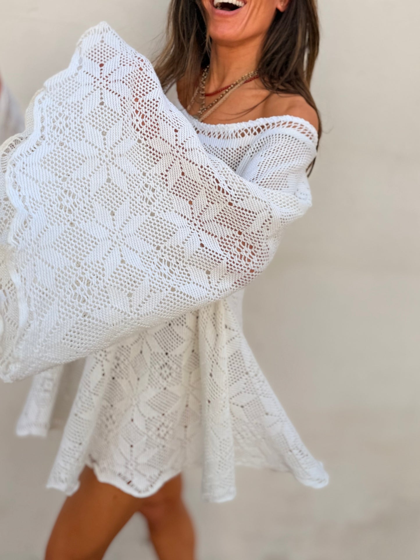 Crochet Cape Dress