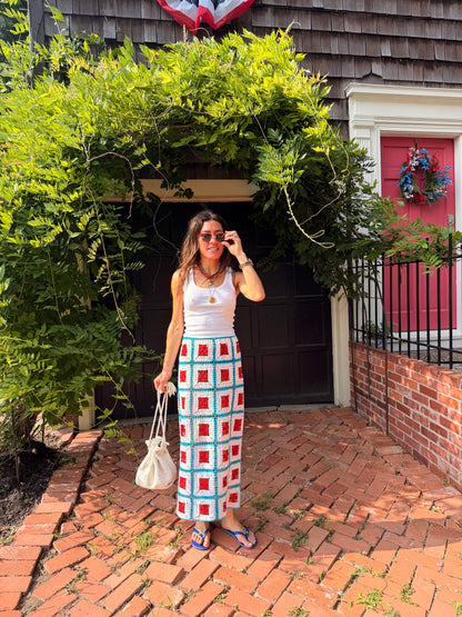 Crochet Midi Skirt USA
