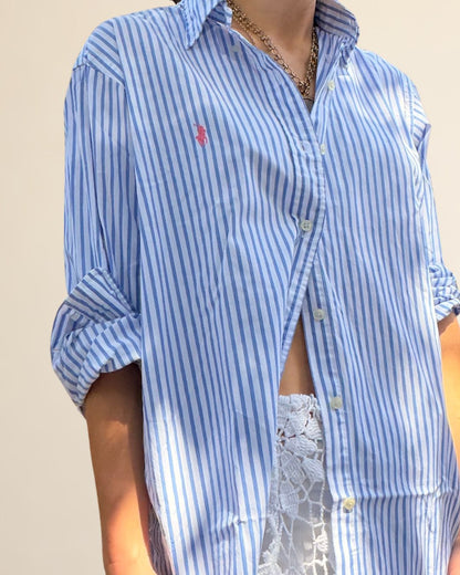 RL 90s Light Blue Stripe Shirt