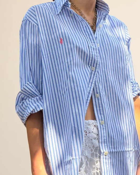 RL 90s Light Blue Stripe Shirt