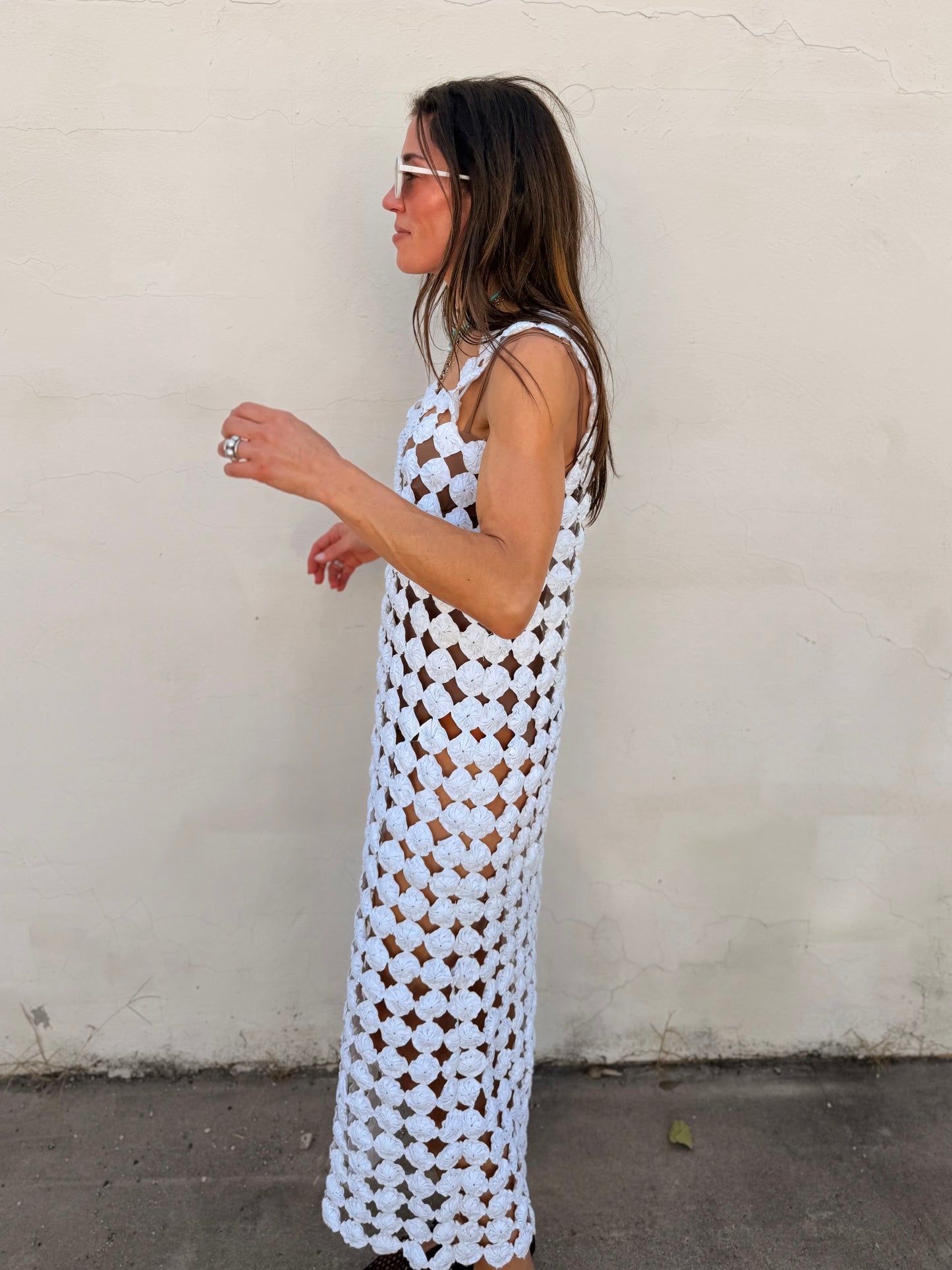 Yoyo Maxi Dress White