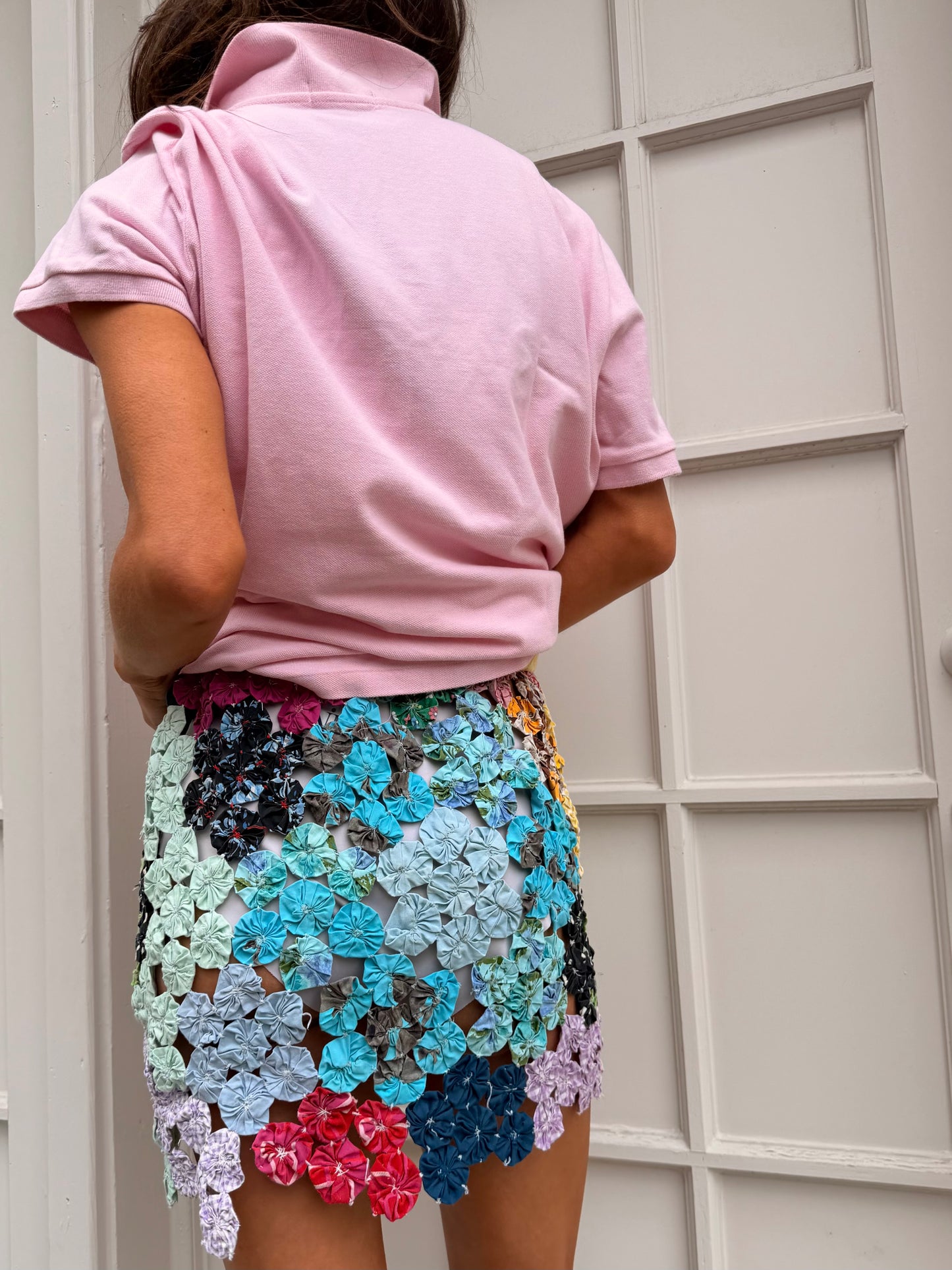 Yo-yo Mini Skirt in Flowerbomb