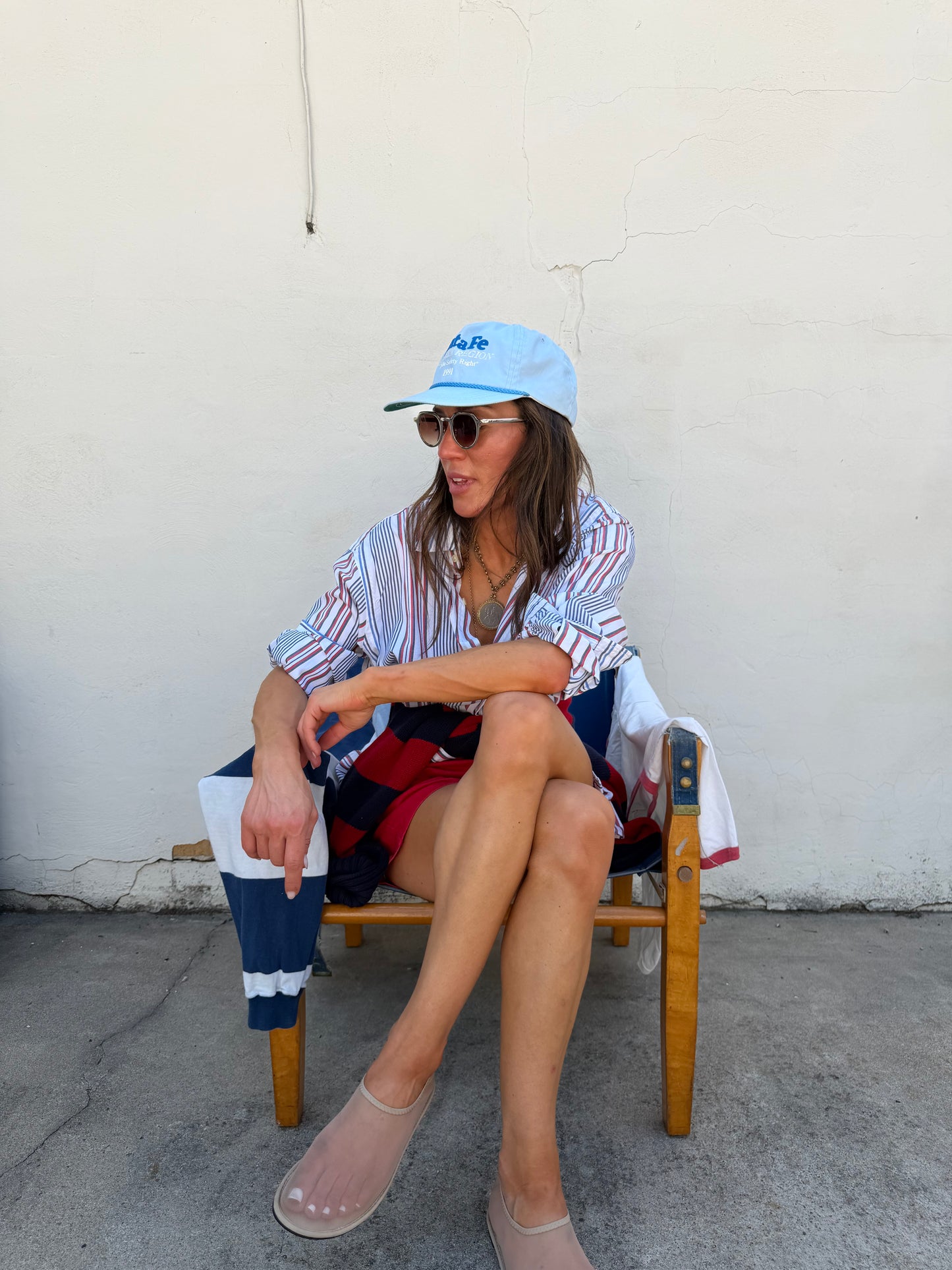 Ralph Lauren Red White Blue Stripe Shirt