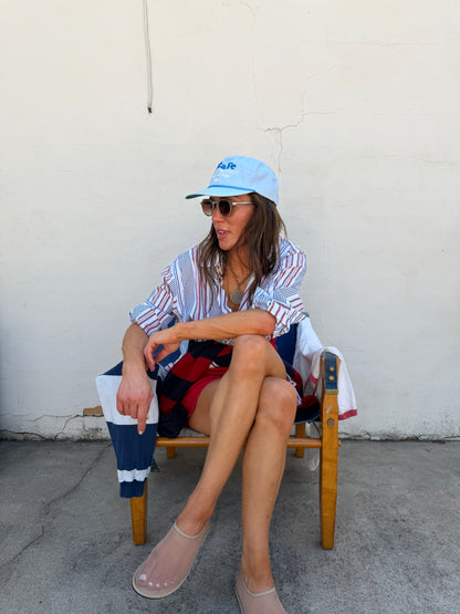 Ralph Lauren Red White Blue Stripe Shirt