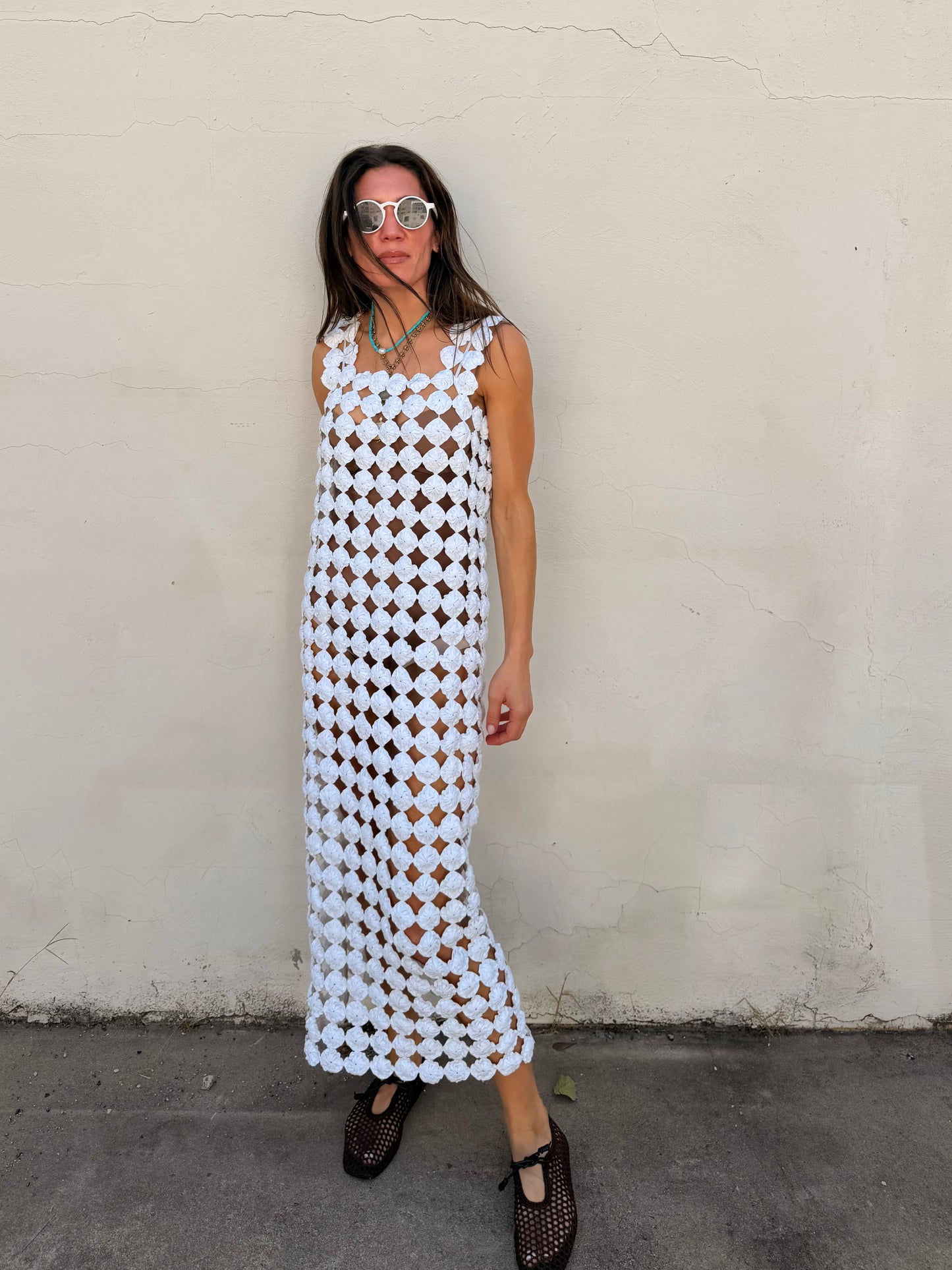 Yoyo Maxi Dress White