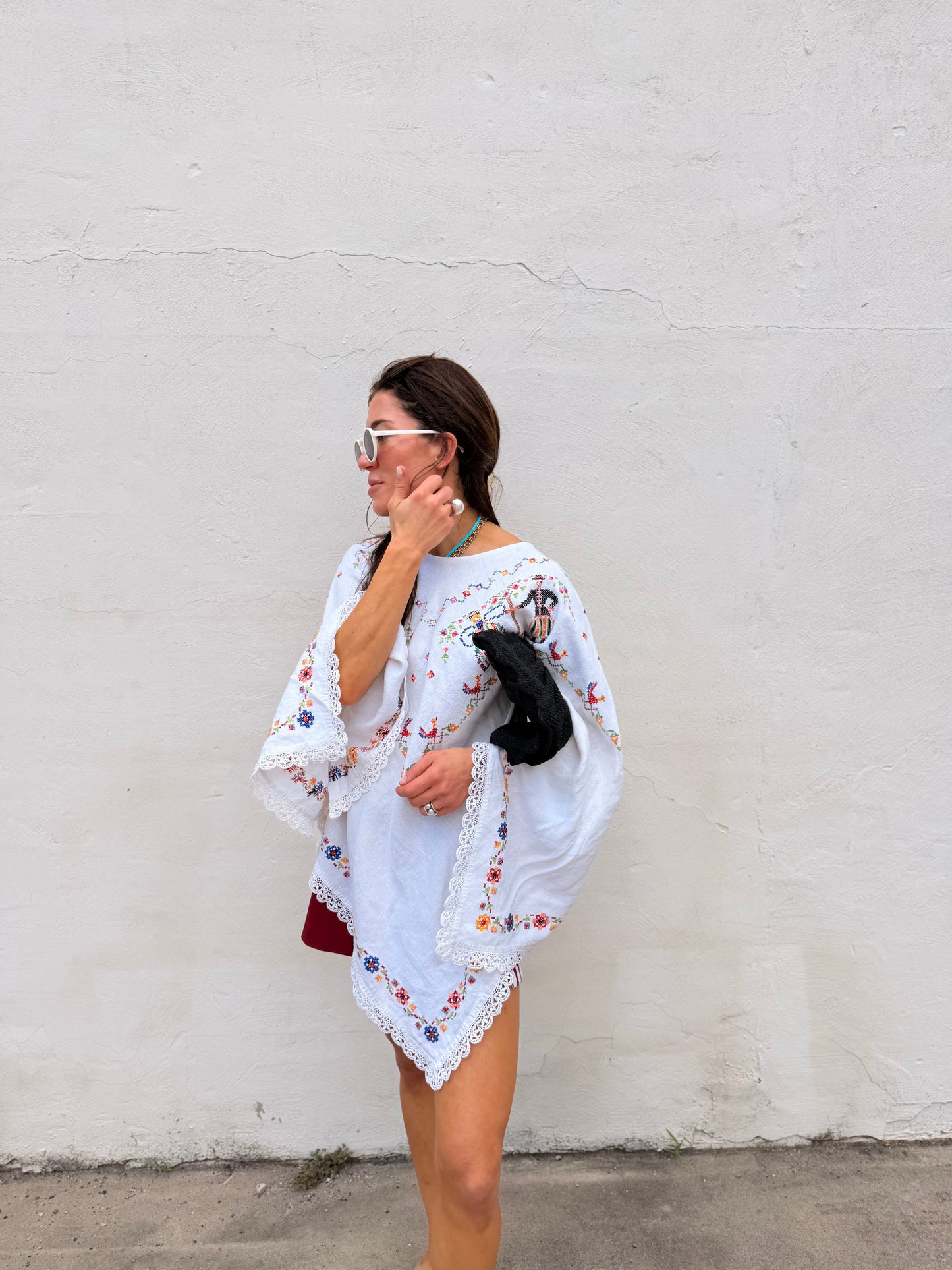 Eastern European Folk Embroidered Tunic