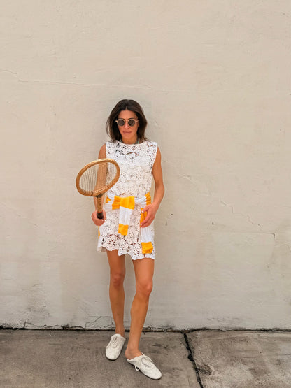 Crochet Mini Dress