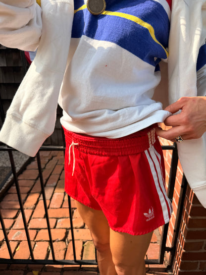 Vintage Adidas Trefoil Shorts Red